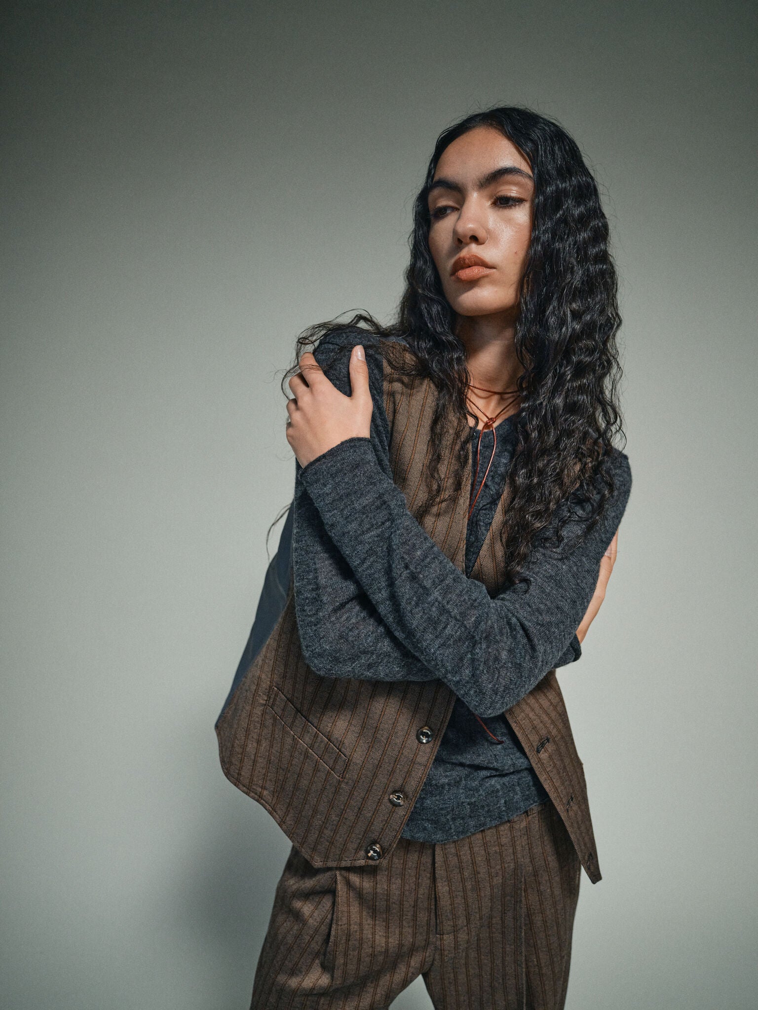 Modelshot / Grey Melange / Detail